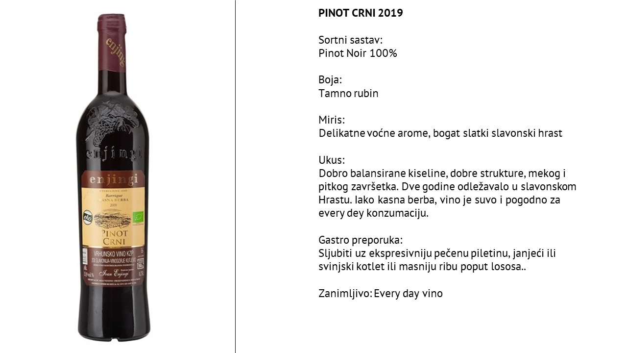 pinot crni 2019