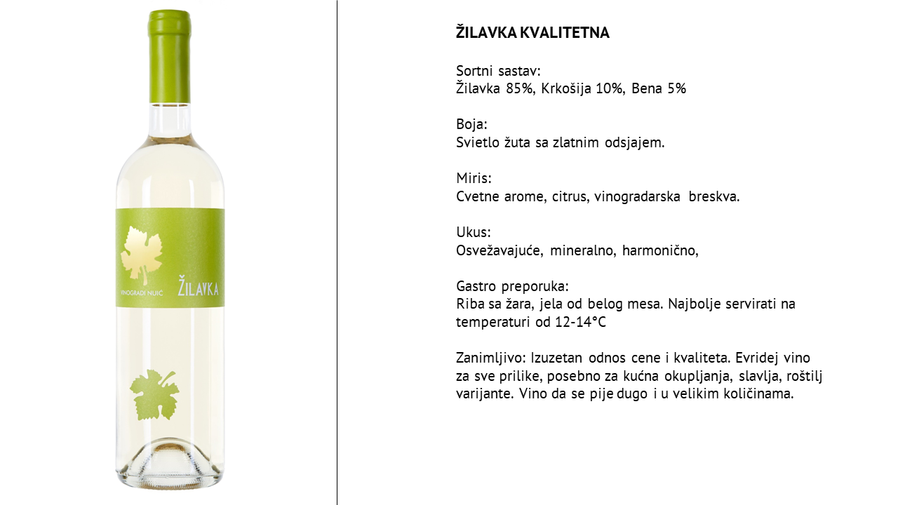 žilavka kvalitetna